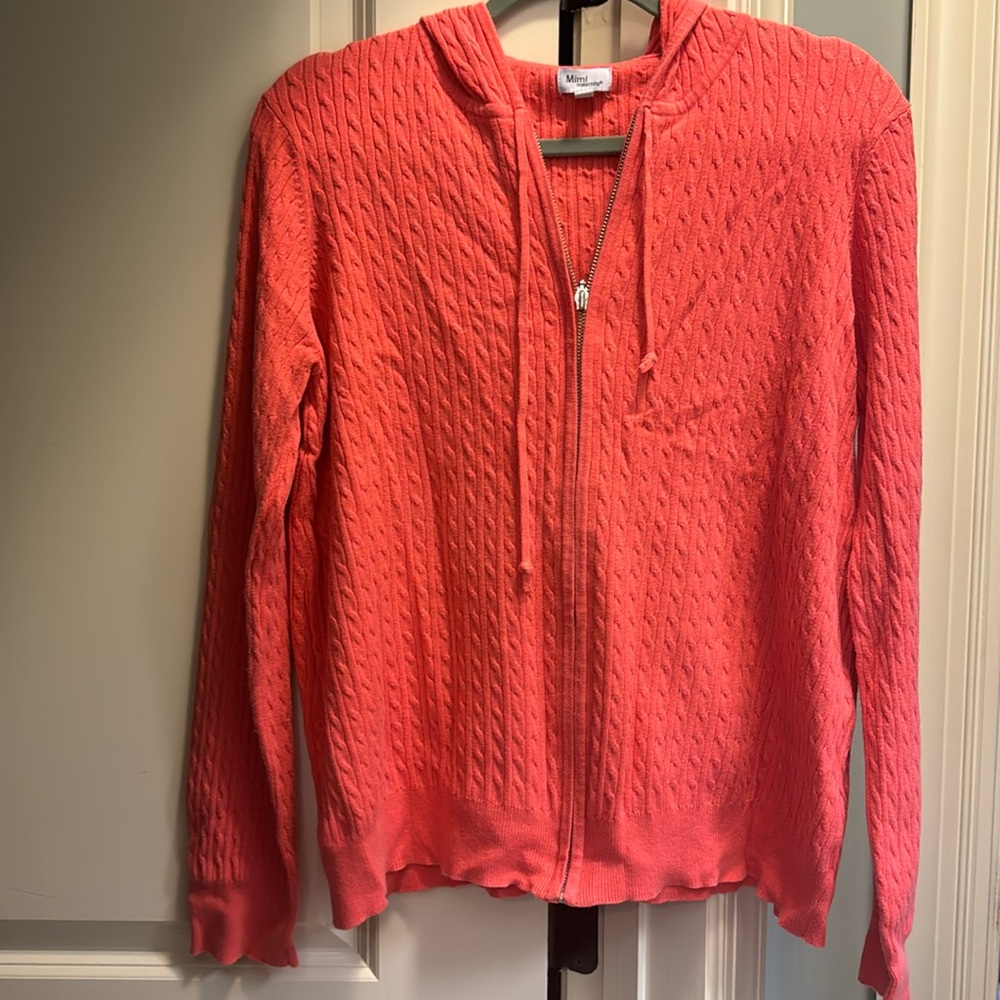 Maternity zip jacket